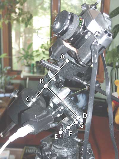 Photo with schematic overlay